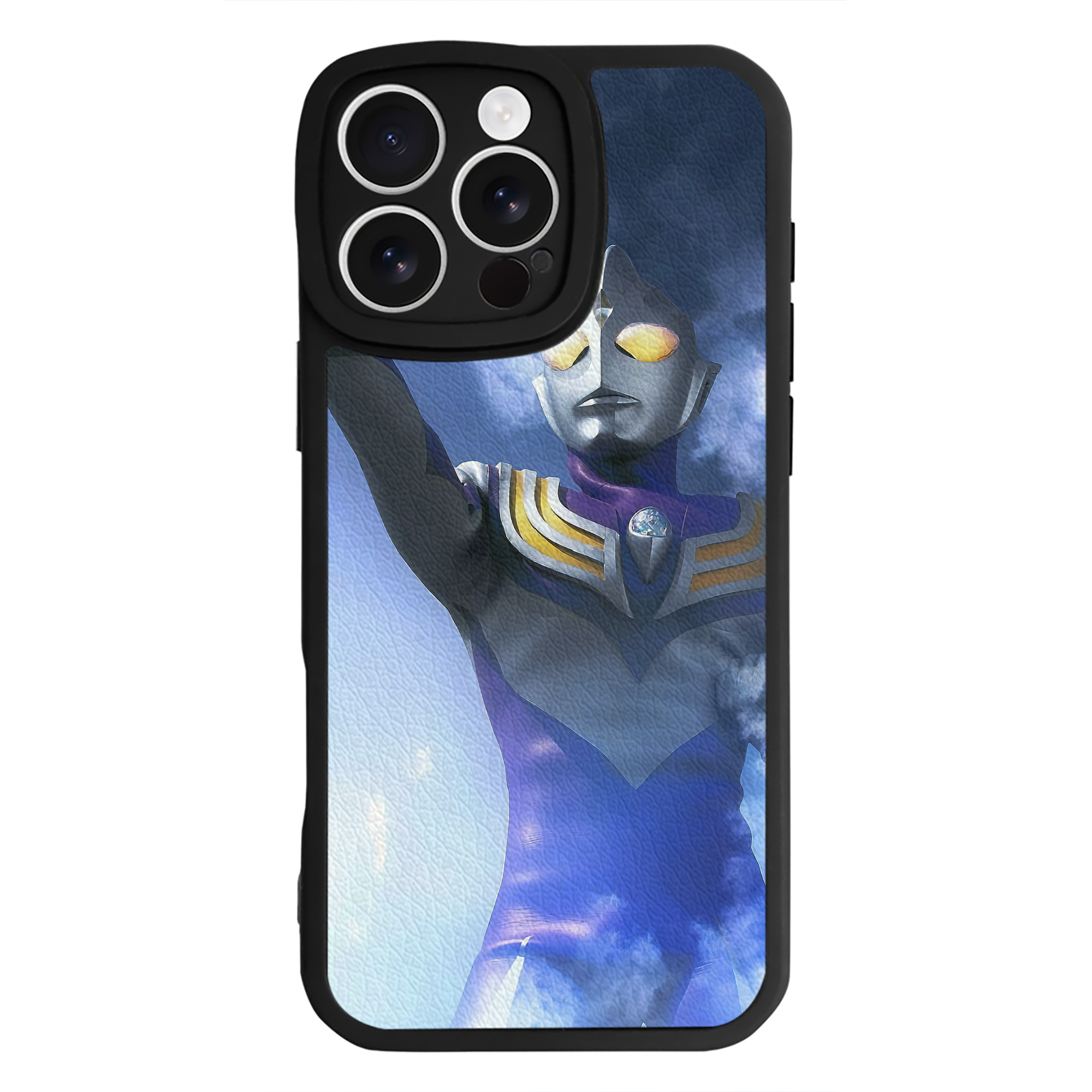 （画像用） ウルトラマン Ultraman 【iPhone 16シリーズ対応】シリコンスマホケース（レザー調） 材質：シリコン